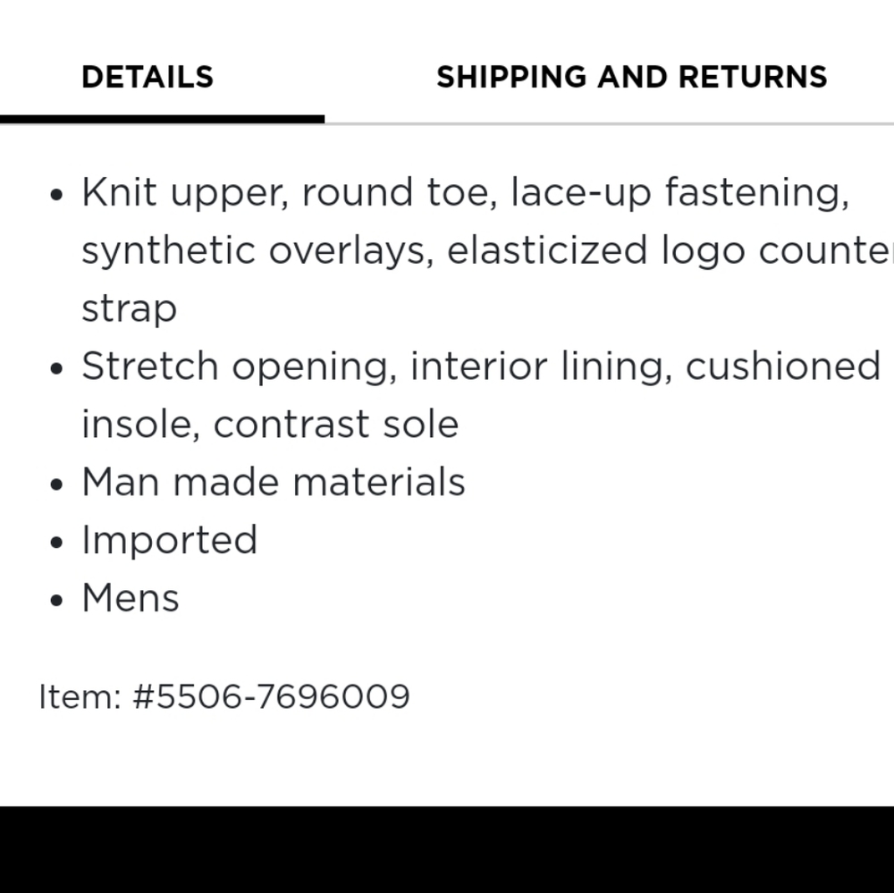 Men's Nautica Sneaker shoe Navy or Black 13 or 9.5 - Picture 5 of 6